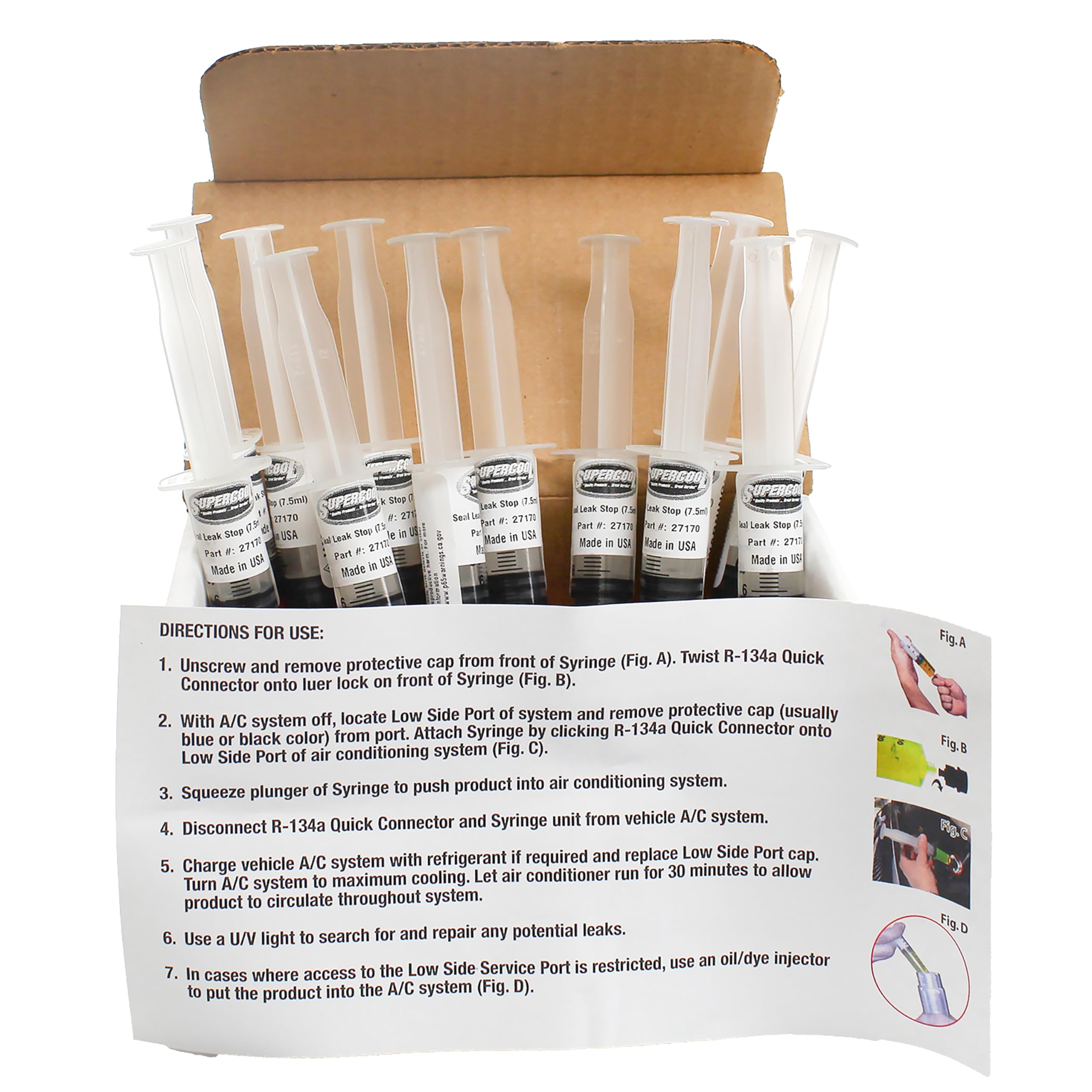 Amazon.com: TSI Supercool 27170 Seal Leak Stop Syringe, 0.25 oz